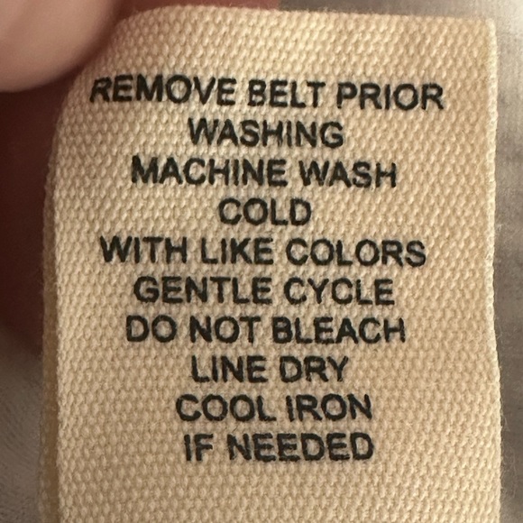 No Coment Button Down Dress With Blue White Stipes Size Large - Picture 8 of 8